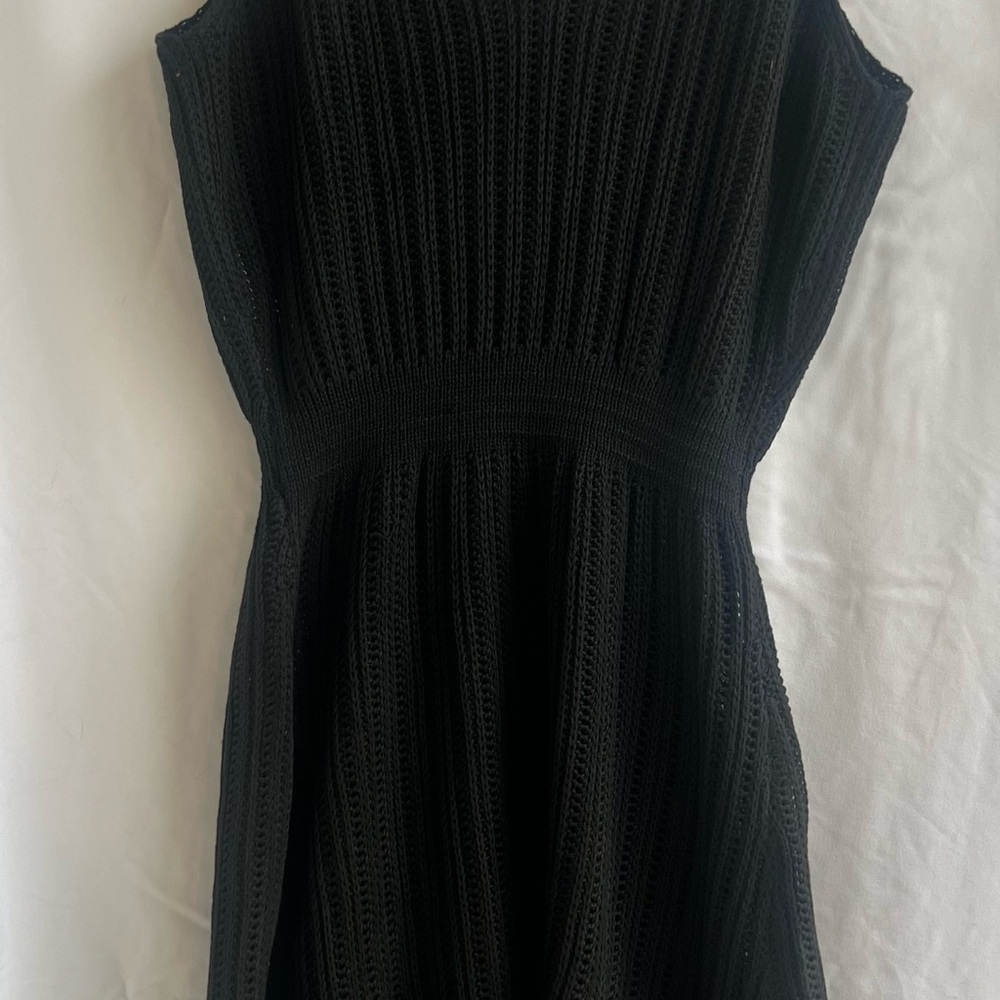 SHEIN Black crochet Mini Dress